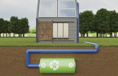 maison panneaux solaire avec batterie
